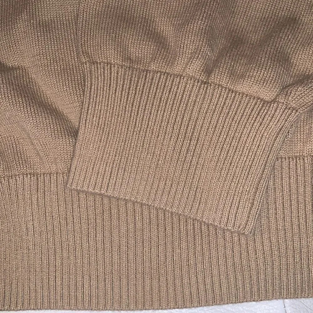NWT Jos.A.Bank V-Neck Primary Cotton Tan Sweater Men’s Pullover Size XL